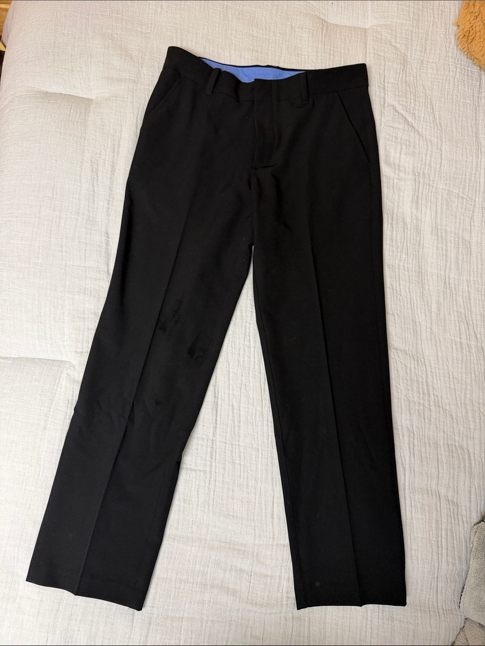 Boys black dress pants